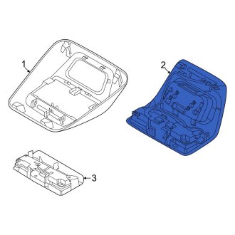 New OEM Upper Overhead Console Fits, 2022-2023 Ford E-Transit - Part # NK4Z61044G24DA