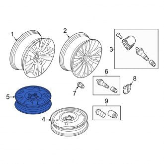 New OEM Wheel Fits, 2016-2018 Lincoln MKX - Part # FA1Z1007G