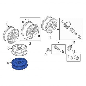 New OEM Wheel Fits, 2016-2018 Lincoln MKX - Part # FA1Z1007J