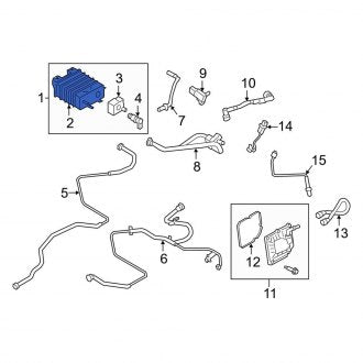 New OEM Vapor Canister Fits, 2022-2023 Lincoln Nautilus - Part # K2GZ9D653A