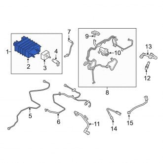 New OEM Vapor Canister Fits, 2019-2021 Lincoln Nautilus - Part # GU5Z9D653J