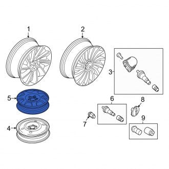 New OEM Wheel Fits, 2016-2018 Lincoln MKX - Part # FA1Z1007A