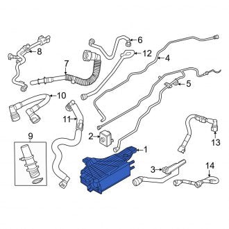 New OEM Vapor Canister Fits, 2021-2024 Lincoln Aviator - Part # L1MZ9D653L