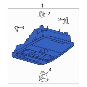 New OEM Upper Overhead Console Fits, 2020-2023 Lincoln Aviator - Part # LC5Z78519A70DBK