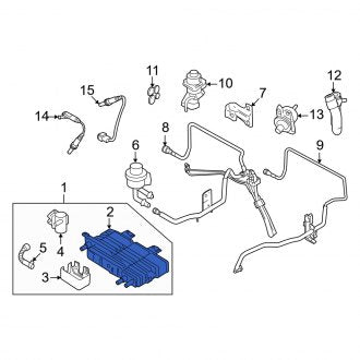 New OEM Vapor Canister Fits, 2007-2009 Mercury Milan - Part # 9E5Z9D653A