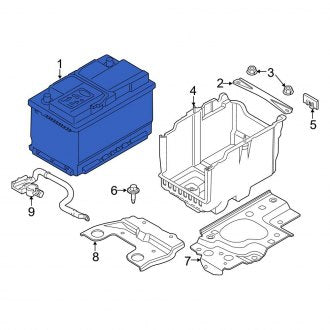 New OEM Vehicle Battery Fits, 2007-2019 Ford Escape - Part # BXT96R590