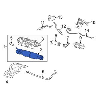 New OEM Vapor Canister Fits, 2007 Lincoln Mark Lt - Part # 7L3Z9D653A