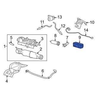 New OEM Vapor Canister Purge Valve Assembly Fits, 2006-2008 Lincoln Mark Lt - Part # F87Z9B328AB