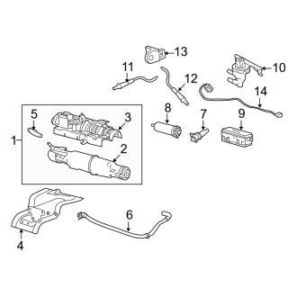 New OEM Vapor Canister Fits, 2006-2007 Lincoln Mark Lt - Part # 4L3Z9D653BA