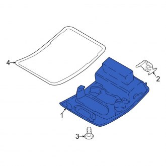 New OEM Upper Overhead Console Fits, 2018-2021 Ford EcoSport - Part # GN1Z58519A70DC