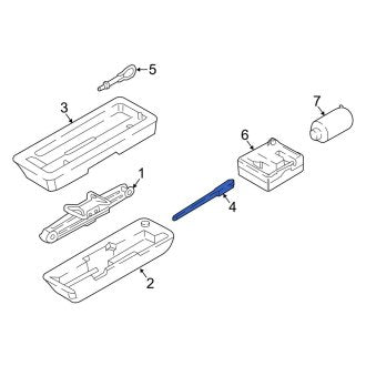 New OEM Wheel Lug Wrench Fits, 2018-2022 Ford EcoSport - Part # FN1Z17032A