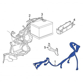 New OEM Engine Wiring Harness Fits, 2000 Chrysler Concorde - Part # 4760555AF