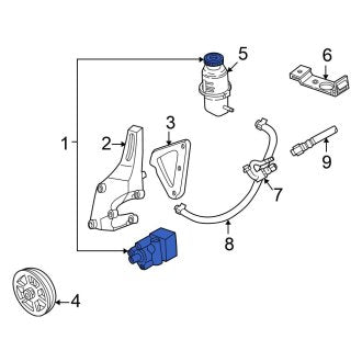 New OEM Power Steering Pump Fits, 1998-2004 Chrysler Concorde - Part # 4782207AF