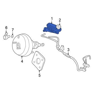 New OEM Brake Master Cylinder Fits, 2001, 2004 Chrysler Concorde - Part # 4779168AB