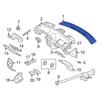 New OEM Instrument Panel Cover Fits, 1999-2003 Chrysler 300M - Part # MN83DX9AC