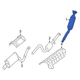 New OEM Catalytic Converter Fits, 2001-2002 Chrysler Sebring - Part # 4764618AC