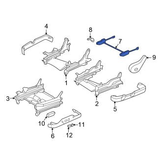 New OEM Left Seat Back Recliner Fits, 1995-2000 Chrysler Cirrus - Part # 5066195AA