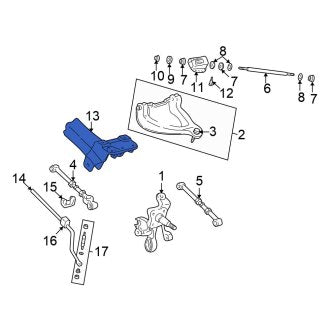 New OEM Rear Suspension Subframe Crossmember Fits, 2004-2006 Chrysler Sebring - Part # 4895262AC