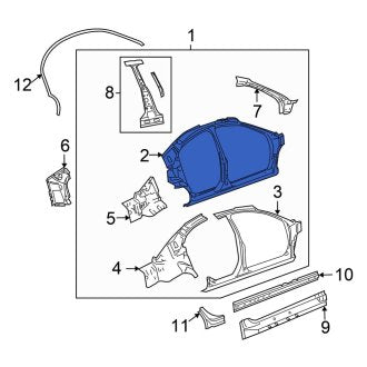 New OEM Right Uniside Fits, 2001-2006 Chrysler Sebring - Part # 4878030AF