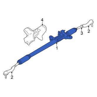 New OEM Rack and Pinion Assembly Fits, 2007-2010 Chrysler Sebring - Part # 5272824AL