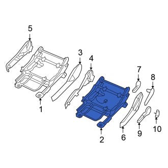 New OEM Seat Adjuster Fits, 2007-2009 Chrysler Sebring - Part # 68003633AA