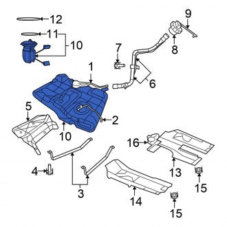 New OEM Fuel Pump and Sender Assembly Fits, 2007-2010 Chrysler Sebring - Part # 68004936AE