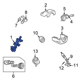 New OEM Steering Column Fits, 2006-2007 Chrysler PT Cruiser - Part # 5057233AN