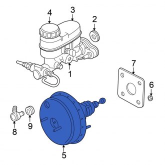 New OEM Power Brake Booster Fits, 2001-2002 Chrysler PT Cruiser - Part # 5017971AB