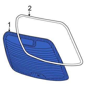 New OEM Rear Liftgate Glass Fits, 2001-2003 Chrysler PT Cruiser - Part # 4724740AF