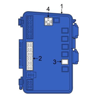 New OEM Fuse and Relay Center Fits, 2007-2008 Chrysler Pacifica - Part # 5082087AG