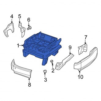 New OEM Front Left Seat Adjuster Fits, 2007-2008 Chrysler Pacifica - Part # 5183934AA