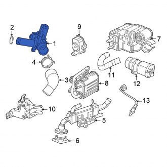 New OEM Exhaust Gas Recirculation Valve (5281256AH) Fits, 2017-2024 Chrysler Pacifica - Part # 5281256AH