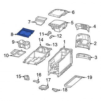 New OEM Genuine Isuzu, Front Roof Insulator - Part # 8978029602