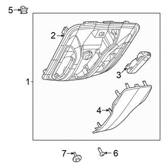 New OEM Overhead Console Fits, 2017-2020 Chrysler Pacifica - Part # 6ES94PD2AC