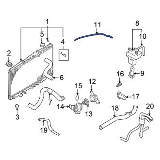 New OEM Genuine Isuzu, Right Instrument Panel Mounting Bracket - Part # 8150149990