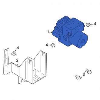 New OEM ABS Hydraulic Assembly Fits, 2001-2005 Chrysler Sebring - Part # MR370625