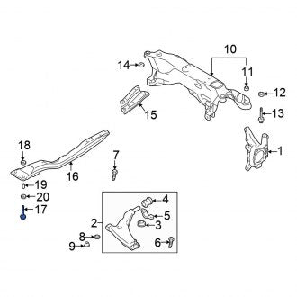 New OEM Genuine Isuzu, Front Grille Emblem - Part # 8973114510