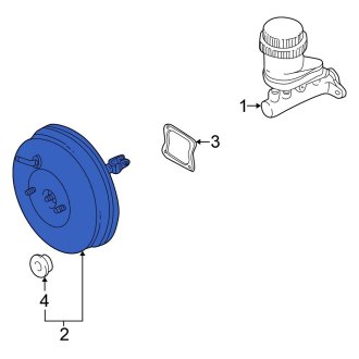 New OEM Power Brake Booster Fits, 2001-2002 Chrysler Sebring - Part # 5019404AA