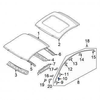 New OEM Genuine Isuzu, Left Instrument Panel Mounting Bracket - Part # 8150149980