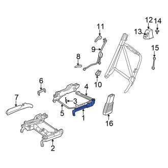 New OEM Right Seat Adjuster Fits, 2001-2006 Chrysler Sebring - Part # 5102004AA