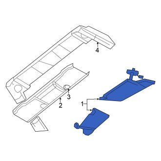 New OEM Left Sun Visor Fits, 2008-2010 Chrysler Sebring - Part # 1HW53DW1AB