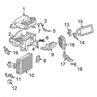 New OEM Genuine Isuzu, Center Left Door Molding - Part # 8972912091