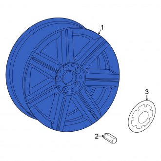 New OEM Wheel Fits, 2004-2008 Chrysler Crossfire - Part # 5097969AA