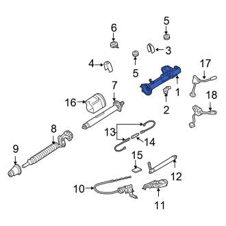 New OEM Steering Column Tube Fits, 2004-2008 Chrysler Crossfire - Part # 5099398AA