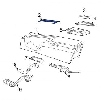 New OEM Automatic Transmission Shift Cover Plate Fits, 2005 Chrysler Crossfire - Part # YB07XZAAA