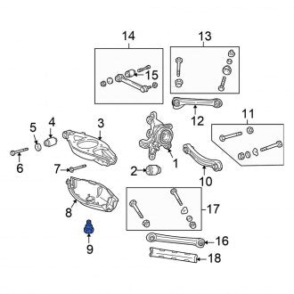 New OEM Genuine Isuzu, Rear Left Door Lock Operating Rod - Part # 8168735490