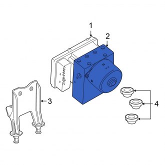 New OEM ABS Modulator Valve Fits, 2005-2006 Chrysler 300 - Part # 5134113AA