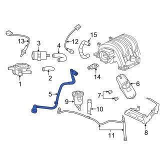 New OEM Evaporative Emissions System Lines Fits, 2009-2010 Chrysler 300 - Part # 5175973AC