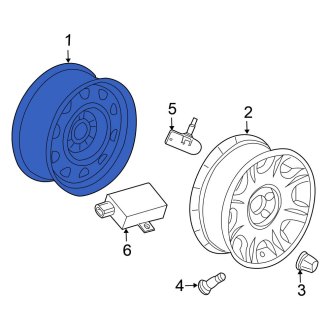 New OEM Wheel Fits, 2008 Chrysler 300 - Part # 5181359AA