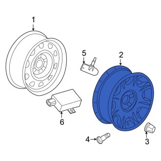 New OEM Wheel Fits, 2005-2006 Chrysler 300 - Part # UQ71PAKAB